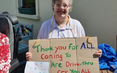 Ailsa Lodge host a Drive-thru party! (May, 2020)